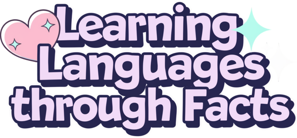 learning languages through facts logo